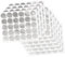 VICASKY Eyelash Glue Lash Extensions Sticker Set 600pcs Glue Pad for Lash Extensions Quick Drying Silver No Cleaning Needed
