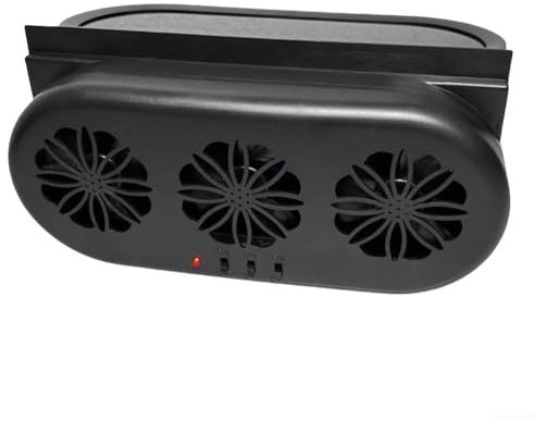 HEIBTENY Déshumidificateur portable pour voiture 2,5 W pour une forte applicabilité, chargement USB, chargement de voiture, chargement solaire, chargeur de batterie externe, 3 ventilateurs, pour 2,5 W