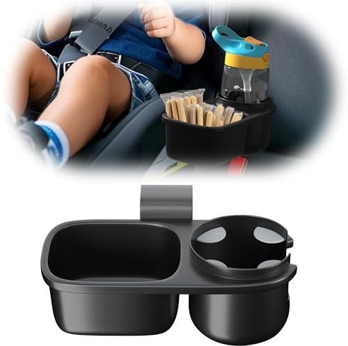 Getränkehalter für Babyschale – Snacktablett für Kinderwagen – Geschenkidee für frischgebackene Eltern – Passend für die meisten Autositze & Kinderwagen – Einfach zu befestigen, auslaufsicher