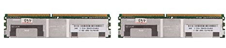 Janasiba Lot de 2 barrettes de mémoire RAM DDR2 4 Go 667 MHz PC2 5300 240 broches 1,8 V DIMM avec gilet de refroidissement pour Desktop Memory Ram(B)