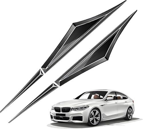 GUOLEIOO Autotür Seitenflügel Fender Emblem Abzeichen Aufkleber Abdeckung Trim Zubehör,für BMW 2er F22 F23 F45 F46 F87 G42 M2 218i 220i 230i 216d 218d 220d M240i M235i Styling Formen Zieraufkleber