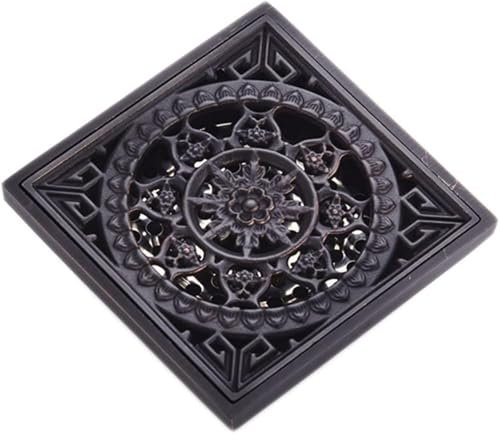 DFGHNBVC Floor Drain,Wet Room Shower Tray Filter Plug Insert Grates Bathroom Tile Drains Antique Hair Strainer 1Pcs