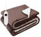 DMD® | Soft Sherpa & Fleece Electric Blanket, 1-9 Heat Settings, 9 Timer Settings with Auto-Shut Off & LED Display, Throw Blanket For Home, Office, Machine Washable (Brown, 120cm x 160cm)
