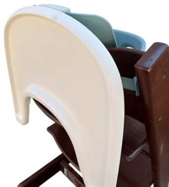 Hochstuhl Tisch Tray Tablett Halterung passend Kompatibel zu Stokke Tripp Trapp (Schwarz)