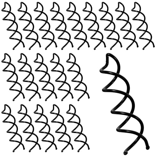 BOHUIZ 20 Stück Spirale Haarspange, Metall Spiral Haarnadeln Spin Pins Haar Clip Rotierende Diy Haarnadeln Haarspangen für Haarstyling Geeignet Für Verschiedene Frisuren