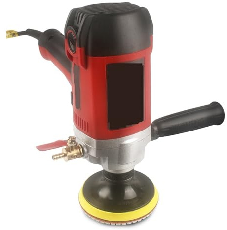 Poliermaschine, 900W Elektrische Wassermühle Poliermaschine Elektrischer Wassereinspritzschleifer for Marmor Granit