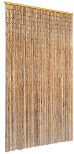 Générique Rideau de Porte Contre Insectes Bambou 100 x 200 cm,Habillages de fenêtre,Moustiquaires pour fenêtre,43722