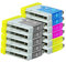 11 Druckerpatronen Tinte für Brother DCP130C DCP135C DCP540CN MFC235C MFC260C ersetzen LC970 LC1000