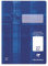 Clairefontaine 331627C - Heft ideal für die Schule, DIN A4, 32 Blatt, 90g, Lineatur 27 durchgehend liniert mit Rand, Blau, 1 Stück