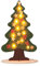Pebaro 845 Holzbausatz Tannenbaum, 3D Puzzle, Modellbausatz, Basteln mit Holz, Holzpuzzle, Bastelset, vorgestanzte Holzplatte, ausbrechen, zusammenstecken, fertig, Geschenkidee, Weihnachtsdeko