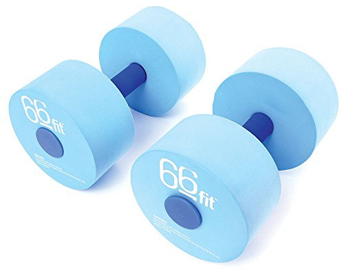 66fit Limited Aqua Schwimmhanteln, Unisex Adulto, Azul-Azul, no aplicable