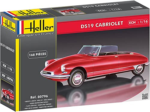Heller 80796 Modellbausatz Citroën DS 19 Cabriolet, Spiel