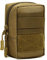 HUNTVP® Borsa Molle Tattico Sacchetto Porta Cellulare Borsello Uomo Sportivo per Campeggio Alpinismo Escursionismo Ciclismo Viaggio Trekking Caccia (Marrone)