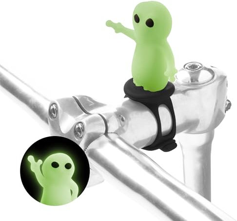 BONE Character Bike Domestique - Universelles Silikon Fahrrad-Accessoire für Lenkerdekoration, Wetterfest, Ideal für Lenker oder Vorbau, Entenfahrrad Dekoration (Alien)