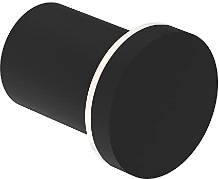 Moderner Handtuchhaken SDVHK Design rund - Serie VERSA - schwarz matt