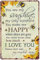 Xiddxu Vintage Metall-Blechschild Bee - You Are My Sunshine - Poster Wanddeko Poster Home Tate Garten Bars Restaurants Cafés Büro Geschäft Pubs Club Schild Geschenk 20,3 x 30,5 cm Tafel Blechschild