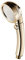 Abcsea 1 Pcs pommeau de douche de salle de bain, ABS Pommeau de Douche Haute Pression, Pommeau de Douche Economie Deau, Or