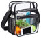Yibingkea Clear Crossbody Messenger Bag Stadium Approved, Schultertasche mit verstellbarem Riemen für Konzerte, Sportveranstaltunge