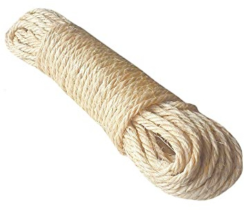 Wäscheleine Sisal 20m - Ø5mm - Schnur Seil Strick Leine