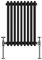 Blümme Traditional Radiator 3 Column Central Heating Bathroom Radiator Cast Iron Style Black 600 x 425mm