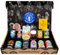 Premium IPA/Pale Ale Happy Birthday Beer Gift Hamper - 10 Independent Craft Beers, Snack & Tasting Guide by QWERTY Beer Box - Beer Gift Set