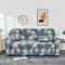 Lukery Stretch Sofabezug rutschfest Sofaüberwürfe mit Armlehnen, Universal Wohnzimmer All-Inclusive Ecksofa L Form Sofa/Sesselbezug für Hotel Schlafzimmer Zuhause (4 Sitzer,weißer Kokosnussbaum)
