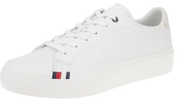 Tommy Hilfiger Herren Vulcanized Sneaker Schuhe, (White), 45