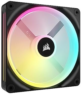 Corsair iCUE LINK QX140 RGB 140mm Magnetic Dome RGB Single Fan - Black
