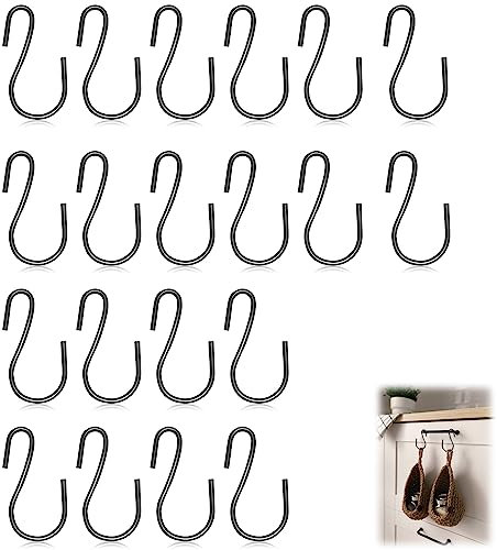 SIYUPU 20-Piece Compact S-Shaped Organizers – Duty Mounting Hooks for Multi-Space Storage (Kitchen, Bathroom, Workshop & Beyond)