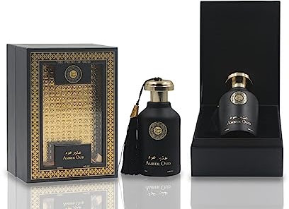 Amber Oud - Edp 100ml | Pride of Oudi | Lavender, Nutmeg, Agarwood Oil & Musk | Long Lasting | Unisex Perfume | By Oudi