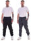 Keanu 2 Pack Regular Fit Mens Joggers - Super Soft Jogging Bottoms with Brushed Fleece Lining - Lounge Pants Gym Joggers - Cotton Rich Blend - Mens Sizes S - 2XL (Black/Charcoal Pack, Medium)