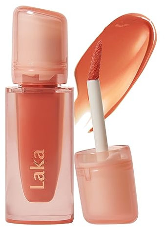 LAKA Jelly Nude Gloss, transparenter Lippenöl, hydratisierend, nicht klebrig, pflegend, Vegan, K-Beauty​ (305 Tangerine Ring)