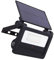 Xanlite Projecteur mural solaire compact noir LED, IP54 à détecteur de mouvement, 1600 lumens, 5000 K, Blanc froid