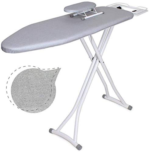 Sala de Estar portátil para el hogar Mesa de Planchar de Metal Duradera Rejilla Adecuada Reforzada y Estable para Planchar Camisas y Toallas Tamaño: 120 * 31 * 86 cm