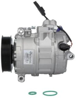 THERMOTEC A/C Kompressor für Klimaanlage Klimakompressor mit ID: 7SEU17C Kältemittel: R134a PAG 46 mit 100mm Riemenscheibe 6-Rillen 6-Rippenanzahl Kompatibel mit BMW 3 Touring E91 4471807585 KTT090419