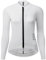 WOSAWE Damen Fahrradtrikot Langärmelig Atmungsaktiv Radtrikot Schnelltrockend Schlanke Passform Mountainbike Shirts (Neu Weiß, L)