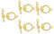 KALLORY 5 Sets Button Jewelry Toggle Clasps Jewelry Accessories Jewelry DIY Clasp Bracelet for Charms DIY Jewelry Clasp Rose Clasp Jewelry Findings Clasp Toggle Clasp Golden Metal