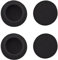 4 Stück Kopfhörer Ohrpolster Schutzüberzug überzug Kopfhörer Schutz Abdeckungen Schaumstoff Polster für Logitech H390,H600,H760,H609,H340,H330 Headset Dehnbar Effektive Schalldämmung (Schwarz,Φ5cm)