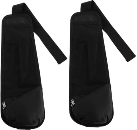 VINTORKY 2stücke Auto Seitenaufbewahrungstaschen Autositz Organizer Netztaschen Mit Reißverschluss Auto Innenaufbewahrungstaschen Für Gegenstände Wasserbecher Und Getränke