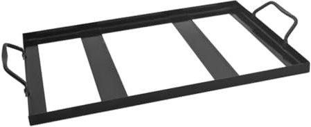 CIMAXIC Salzplattenständer Grillständer Bratständer Grillzubehör Aus Emailleisen Langlebig Und Praktisch Für Restaurantgebrauch Schwarz