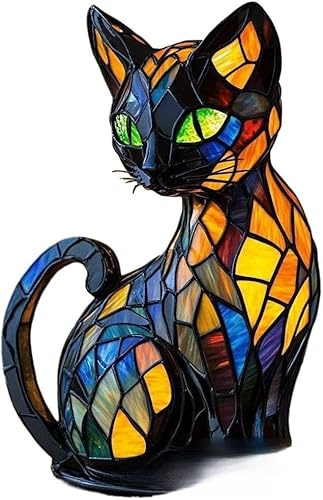 Generisch Festberg LeuchtKatze™ - das Original Die lebensechteKatzenlampe Für Kinder, Tierfreunde und Deko-Liebhaber. (Lampe Chat Magique Type A)