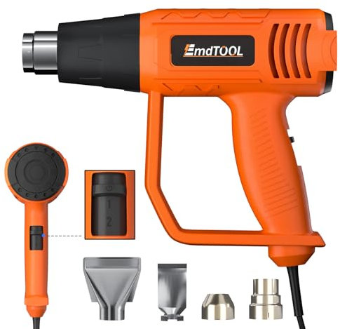 2000W Electric Hot Air Gun Industrial Building Hair Dryer 4 Nozzle Heat Gun 230V