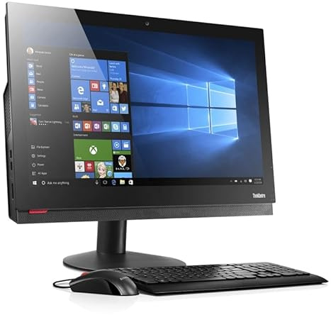 Lenovo ThinkCentre M820z All-in-One Desktop Computer, 21.5 Inch FHD, Intel Core i5-8400, 8GB RAM, 256GB SSD, WiFi, Bluetooth, US QWERTY Keyboard, Windows 11 Pro(Generalüberholt)