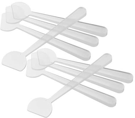 100Pcs Cosmetic Spatulas, PP Mini Makeup Spoon for Face Cream | Lightweight Portable Design, Accurate Dispensing for Lotions and Cosmetics, Home Office Use, Skincare Mixing