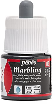 Pebeo Marbling, 45 ml Bottle with Dropper - Black