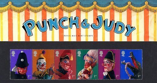 2001 Punch and Judy Stamps in Presentation pack by Royal Mail