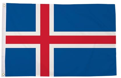 Flagtex Island Flagge, Mehrfarbig, L