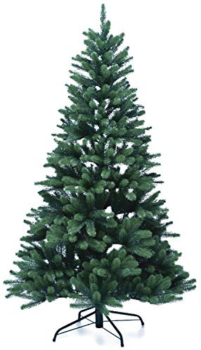 Lönartz® Naturgetreuer künstlicher Weihnachtsbaum PE-Spritzguss (ohne Beleuchtung), Höhe: 180cm / Ø110cm (PE-BO180)