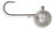 Quantum Unisex – Erwachsene Z Jig Head Sea, bleifrei Haken & Jigköpfe, Silber, 8/0