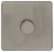 LED Dimmer Switch Brushed Chrome Screwless Finish 1 Gang 2 Way 100w N352DME